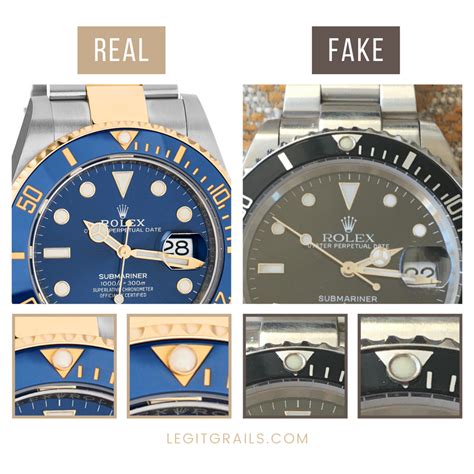 fake rolex submariner vs real gold|how to check rolex authenticity.